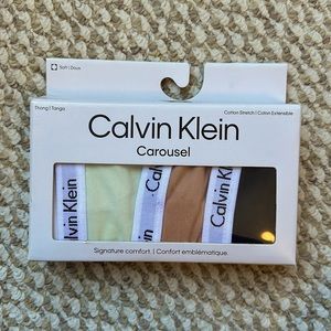 Calvin Klein Carousel Thong 3-Pack